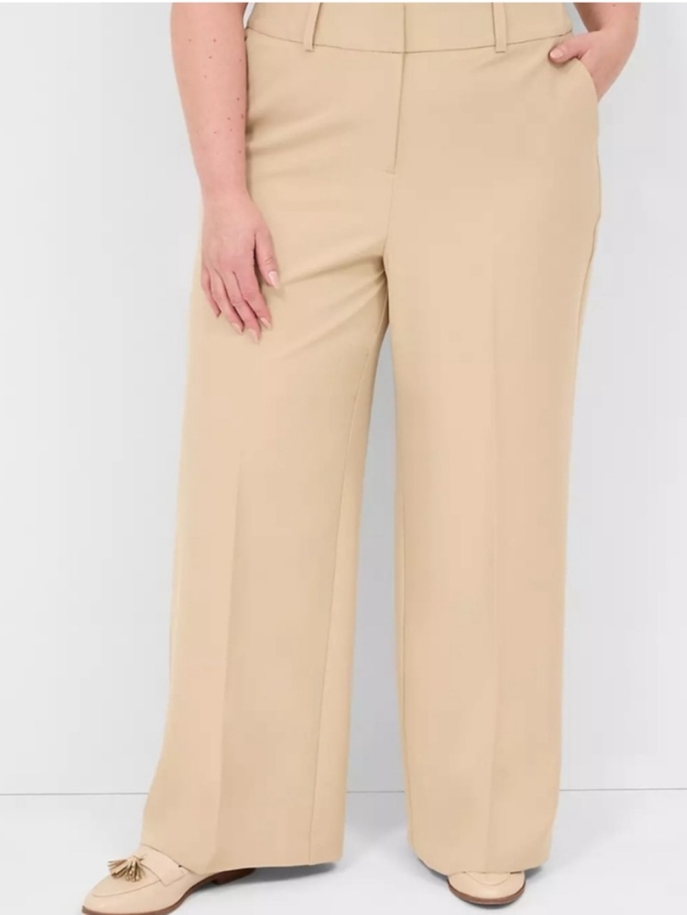 MAKE AN OFFER - LANE BRYANT Wide Leg Perfect Drape Dress Trousers
